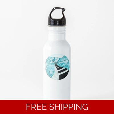 Water Bottle Piano Window Logo